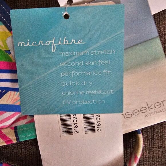 Sunseeker Australia Halter Strappy top Bikini 2 piece Swimsuit classic mid rise - Picture 15 of 16